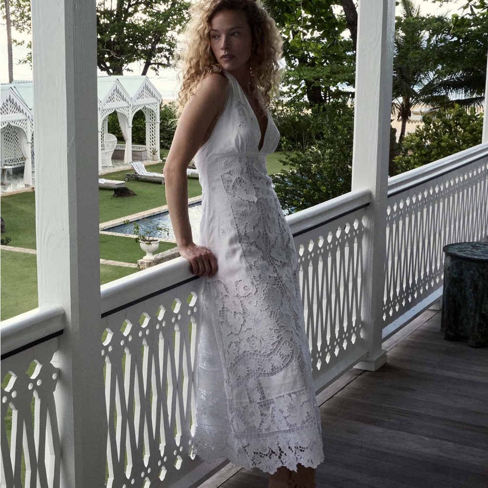 Doen Mariza Dress White XL NWT